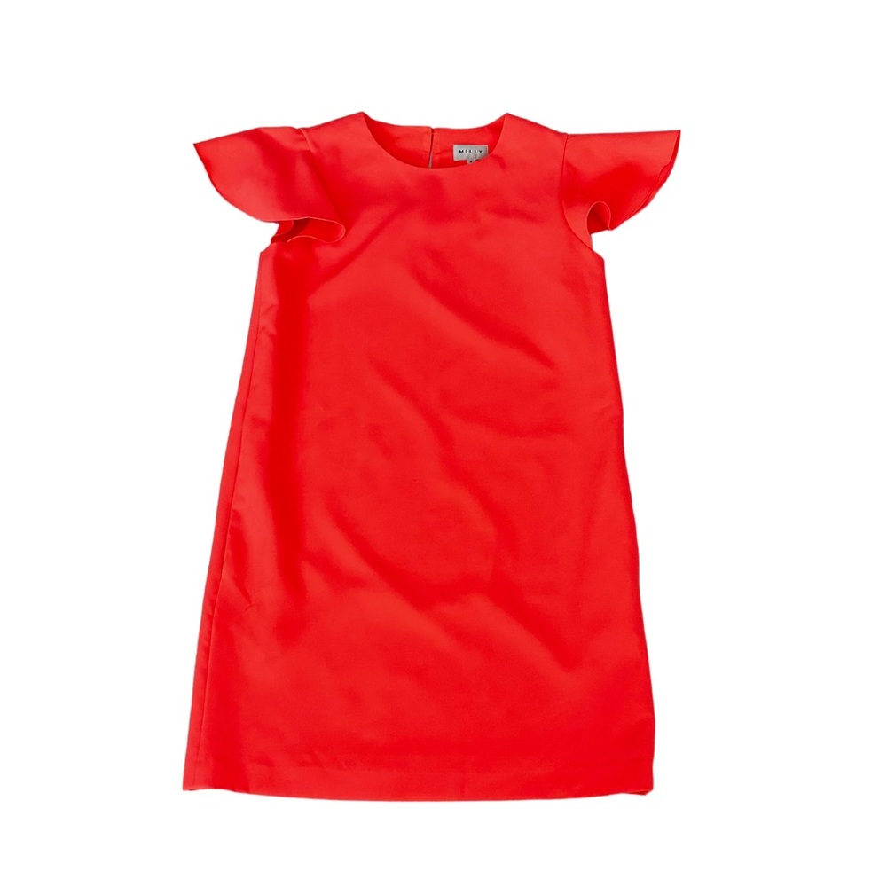Milly Neon Flutter Sleeve Dress